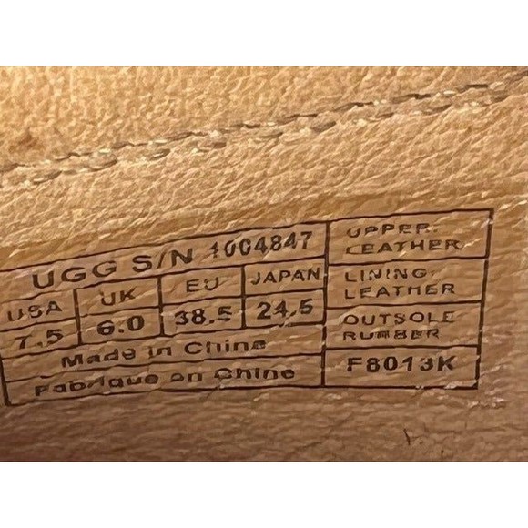 Women's UGG Australia RONI PERF Moccasins, Brown Suede, #1004847 US 7.5 - Picture 7 of 7